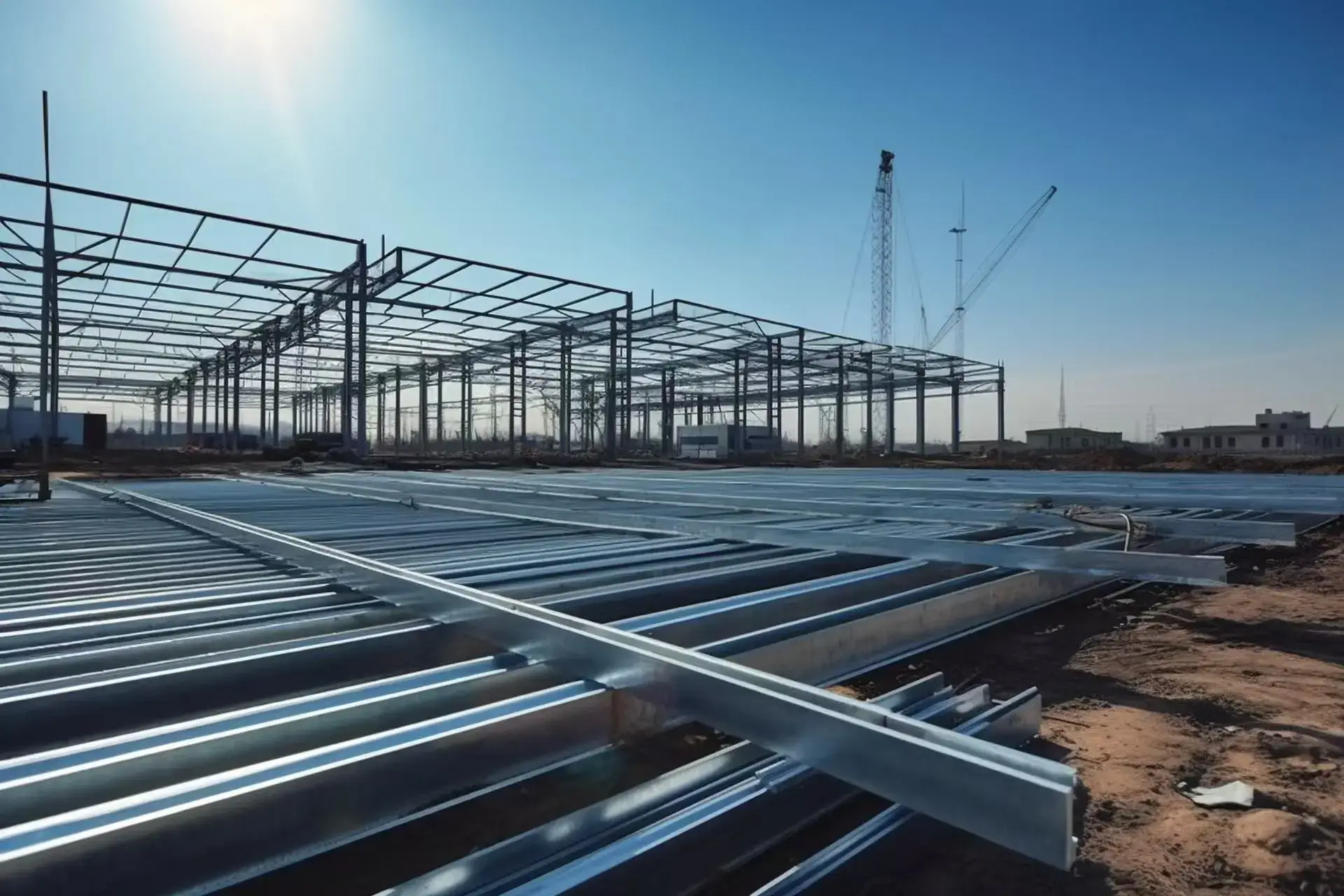 Steel structure building project by Aljmal Eastern